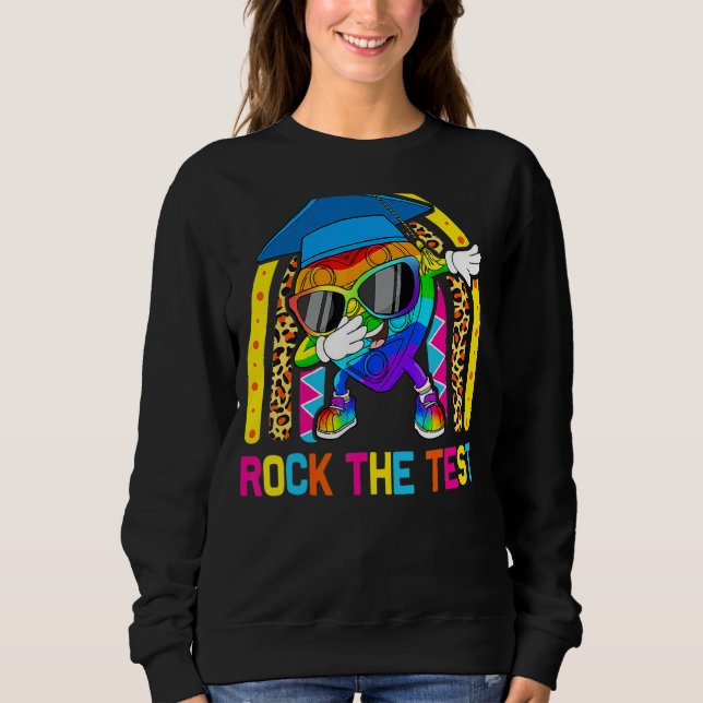 Camiseta Arco-Íris, Pop Dabbing Rock Testi (Frente)