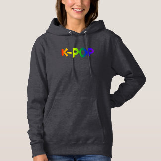Camiseta Arco-Íris-Pop, Hoodie, de uso feminino