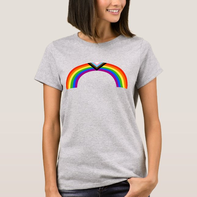 Camiseta Arco-íris Progress Pride (Frente)