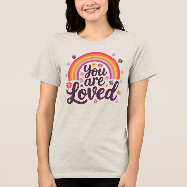 Camiseta Arco-Íris Que Amava (Frente)