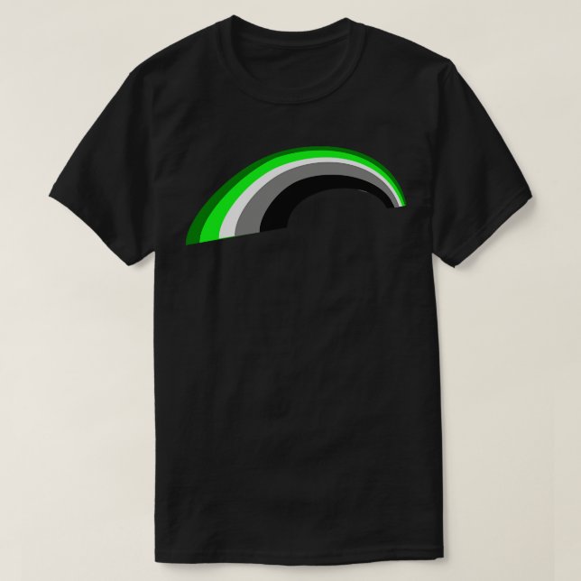 Camiseta Arco-íris romântico (Frente do Design)