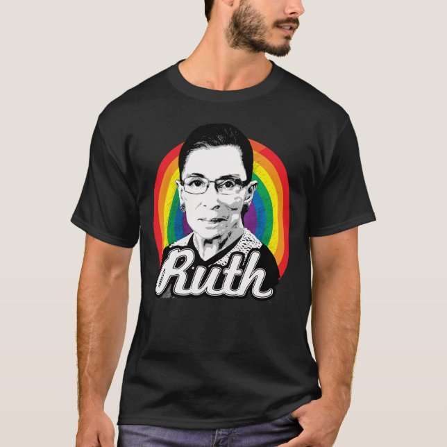 Camiseta Arco-íris Ruth (Frente)
