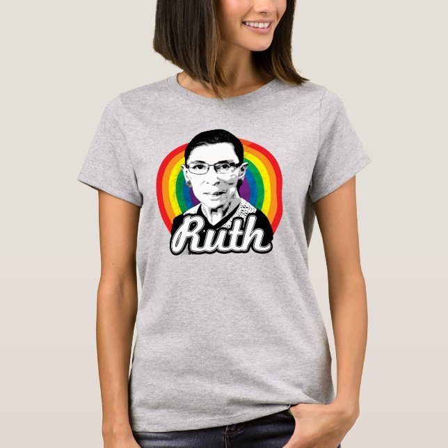 Camiseta Arco-íris Ruth - Política LGBT - (Frente)