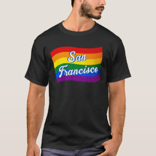Camiseta Arco-íris San Francisco Orgulho gay LGBTQ