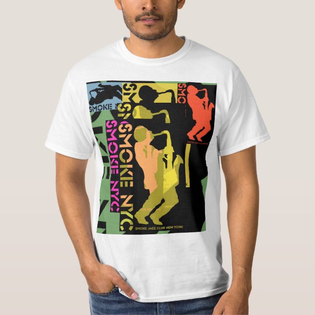 Camiseta Arco-íris Saxman - personalizado (Frente)