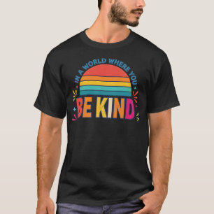 Camiseta Arco-íris Seja Gentil