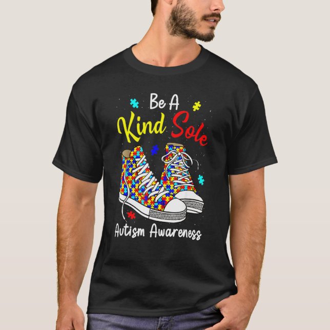 Camiseta Arco-íris Seja Uma Alma Gentil Conscientização do  (Frente)