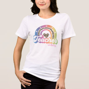 Camiseta Arco-Íris Selvagem Vibes Feroz, Divertido e Cheio