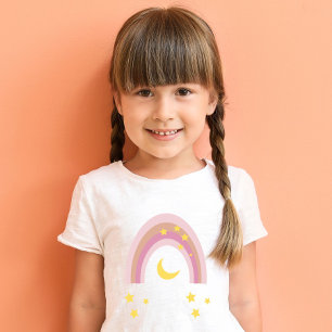 Camiseta 'Arco-Íris Sonolento', 'Costume de Garotas Cute Bo