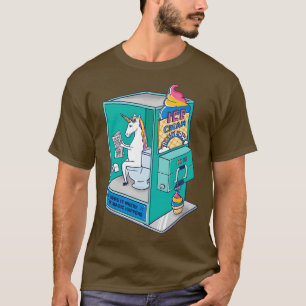 Camiseta arco-íris sorvete