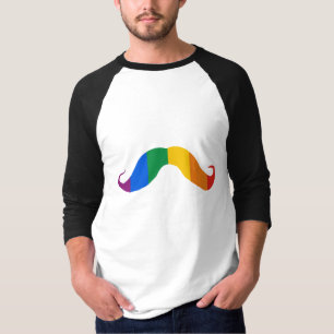 Camiseta Arco-íris Stache