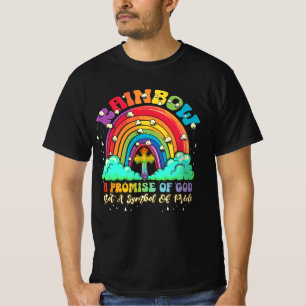 Camiseta Arco-Íris Uma Promessa De Deus Não Um Símbolo De O