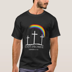 Camiseta Arco-Íris Uma Promessa De Deus Não Um Símbolo De O
