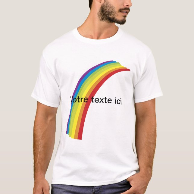 Camiseta Arco-íris: União das cores (Frente)