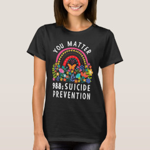 Camiseta Arco-Íris Você Importa 988 Awarenes De Prevenção C