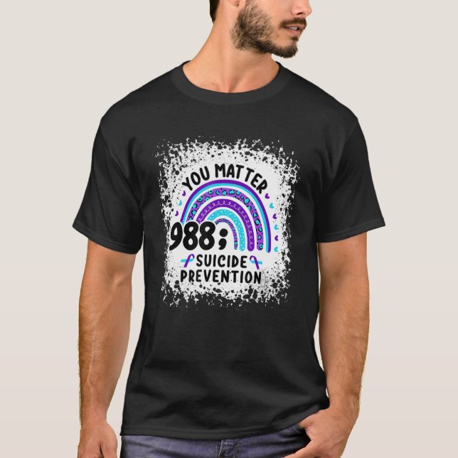 Camiseta Arco-Íris Você Importa Sensibilização Para A Preve (Frente)