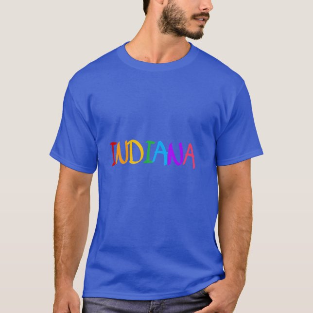 Camiseta ARCO-ÍRIS X INDIANA Oversized (Frente)