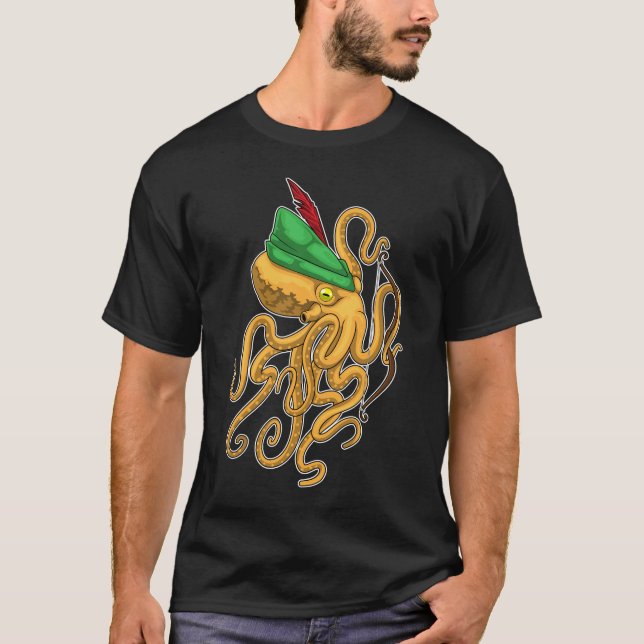 Camiseta Arco Octopus Archer (Frente)
