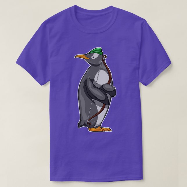 Camiseta Arco Penguin Archer (Frente do Design)