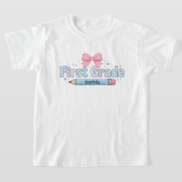 Camiseta Arco Personalizado para Menina do Primeiro Ano de