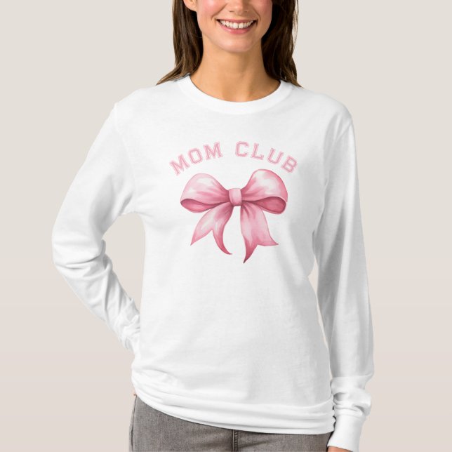 Camiseta Arco rosa, Coquette Mamãe Club (Frente)