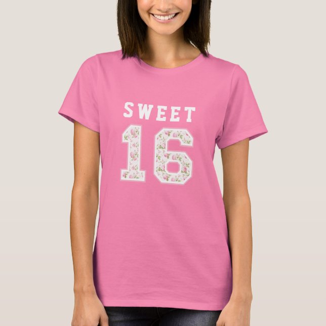 Camiseta Arco rosa Coquette Sweet 16 University (Frente)