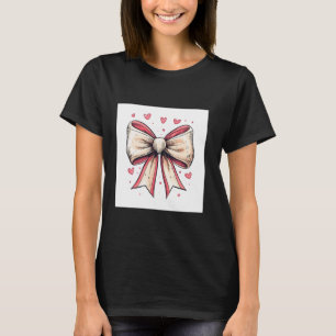 Camiseta Arco rosa estético Coração Adorável Coração Românt