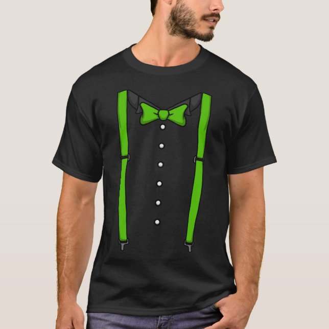 Camiseta Arco Verde Suspender Cápsulas de Arco Cummerbund T (Frente)