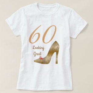 Camiseta Arco Vermelho de alto salto com Excelente 60 e apa