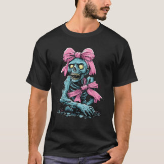 Camiseta Arco Zombie Spooky Halloween Mãe Mães D