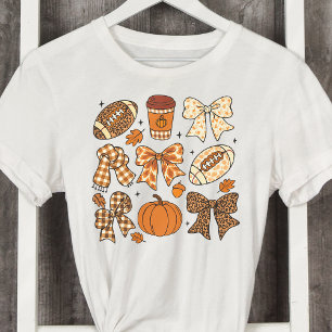 Camiseta Arcos de Coquetes do Dia de Futebol Fall