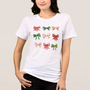 Camiseta Arcos de Natal - verde-coquetel