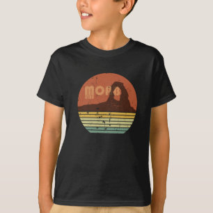 Camiseta Arcos do Parque Nacional Vintage Sunset - Moab Uta