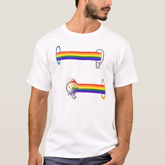 Camiseta Arcos-íris Puking (Frente)
