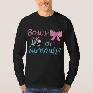 Camiseta Arcos ou Burnouts Gênero Revelação Ideia para a mã