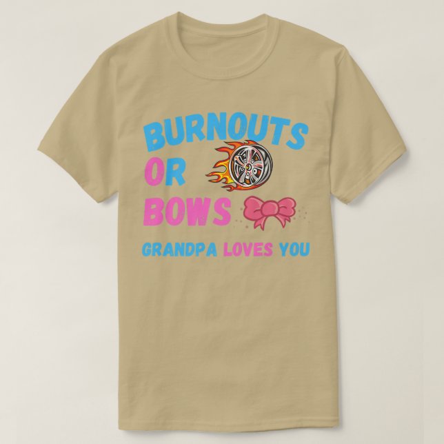 Camiseta Arcos Ou Burnouts O Vovô Te Ama A Reveal B (Frente do Design)