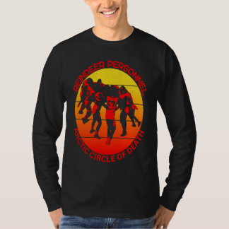 Camiseta Arctic Circle of Death Snow Globe Left Reindeer Pe