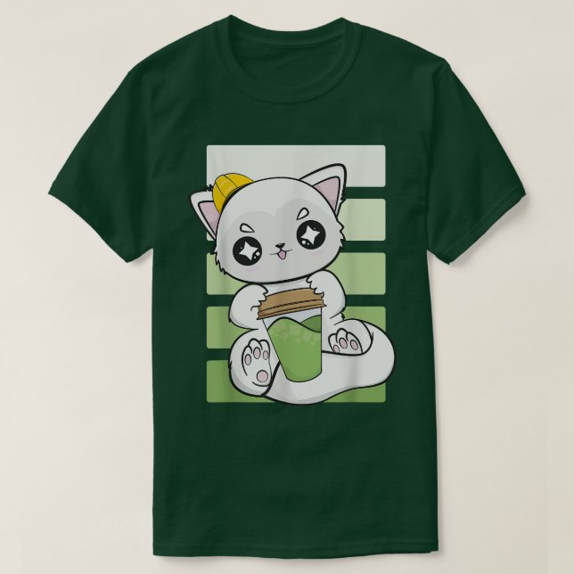 Camiseta Arctic Fo Drinks Boba Tea And Mochi For Constructi (Frente do Design)