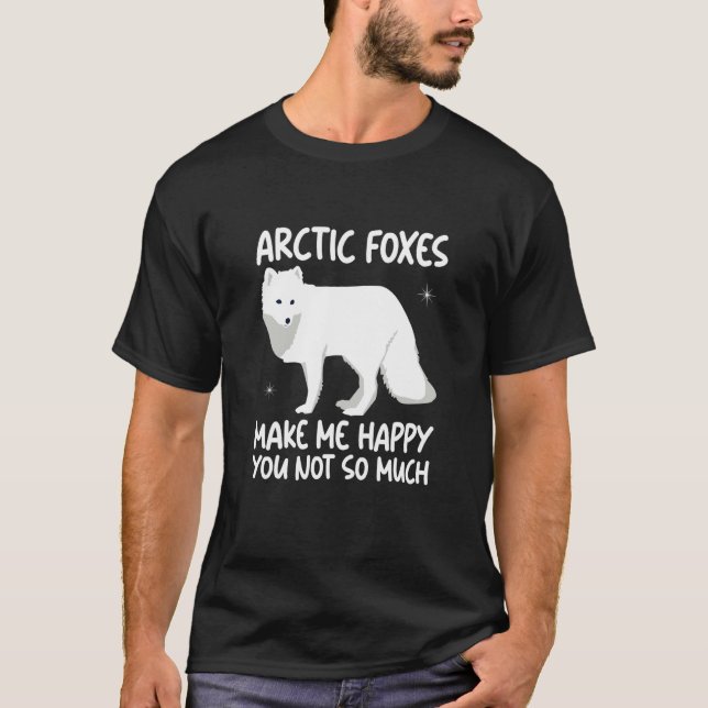 Camiseta Arctic Fox Artic Animals Cute Artic Fox Pajamas  1 (Frente)