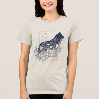 Camiseta Arctic Spirit Husky – Arte Botânica Tarot em Linha