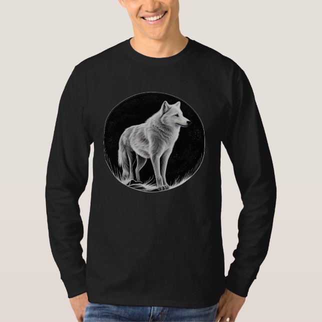 Camiseta Arctic Wolf Animal  Wildlife Arctic Wolves  2 (Frente)