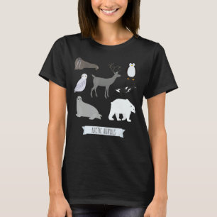 Camiseta Árctico: Animais Dão Walrus Penguin Polar Bear Arc