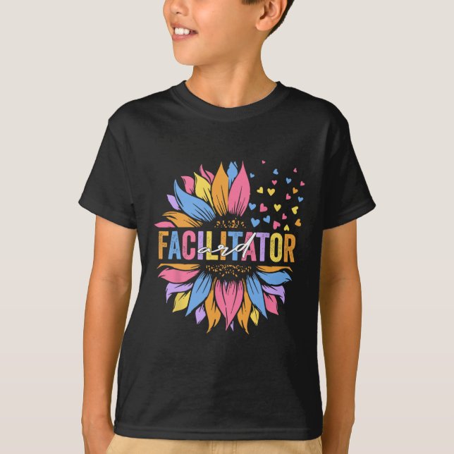 Camiseta Ard Facilitator Educação Especial Girassol (Frente)