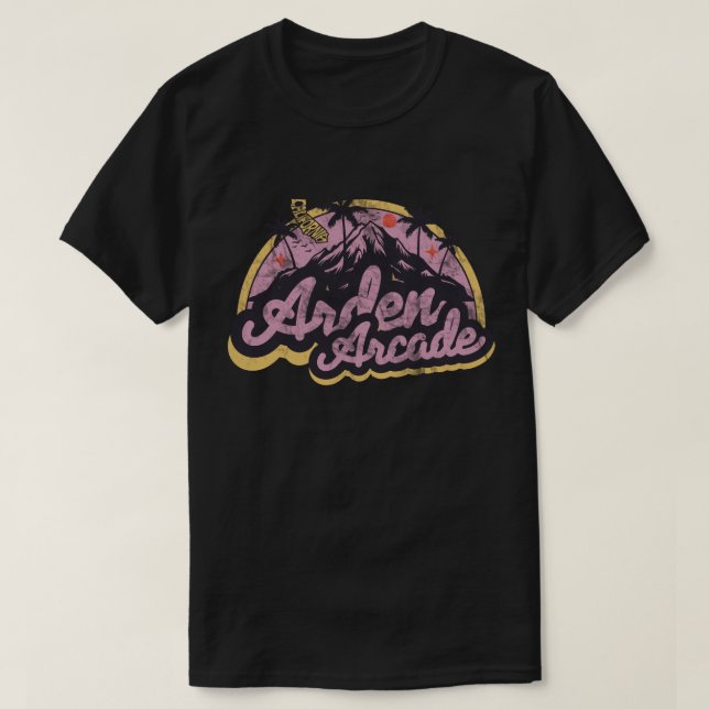 Camiseta Arden-Arcade, Califórnia (Frente do Design)