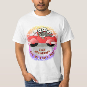 Camiseta Are We There Yet Sock Monkey