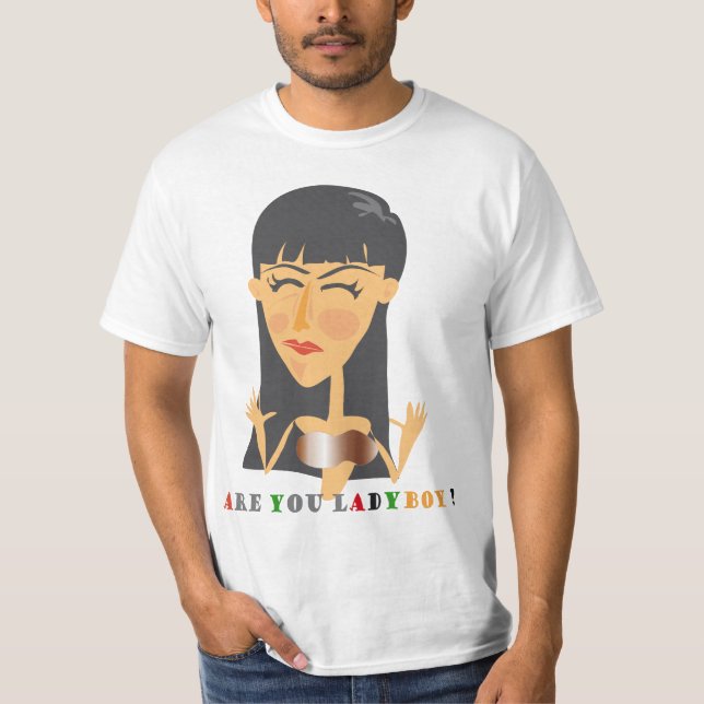 Camiseta Are you ladyboy ? (Frente)