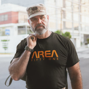 Camiseta Área 51 Alienígena de vestuário Legal OVNI Preto P