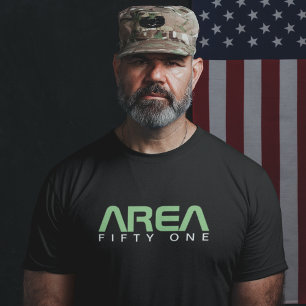 Camiseta Área 51 Alienígena de vestuário Legal OVNI Preto P