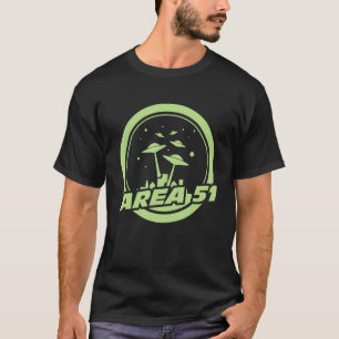 Camiseta Área 51 Alienígena Nevada Para Amigos Paranormais