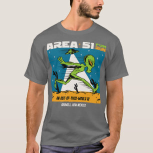 Camiseta Área 51 Diversão Funcional Executando 1